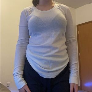 mossimo long sleeve white t shirt